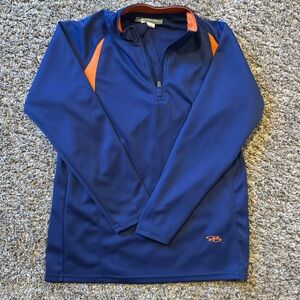 Blue and orange boombah pull over